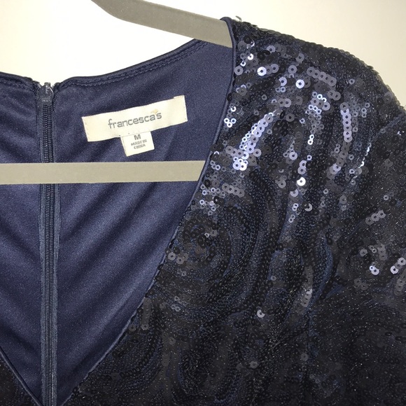 Brand New francescas DELANEY sequin mini dress - Picture 3 of 5